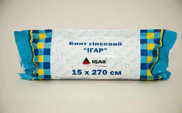 Бинт гипсовый IGAR 15 × 270 см, 1 штука - изображение 2