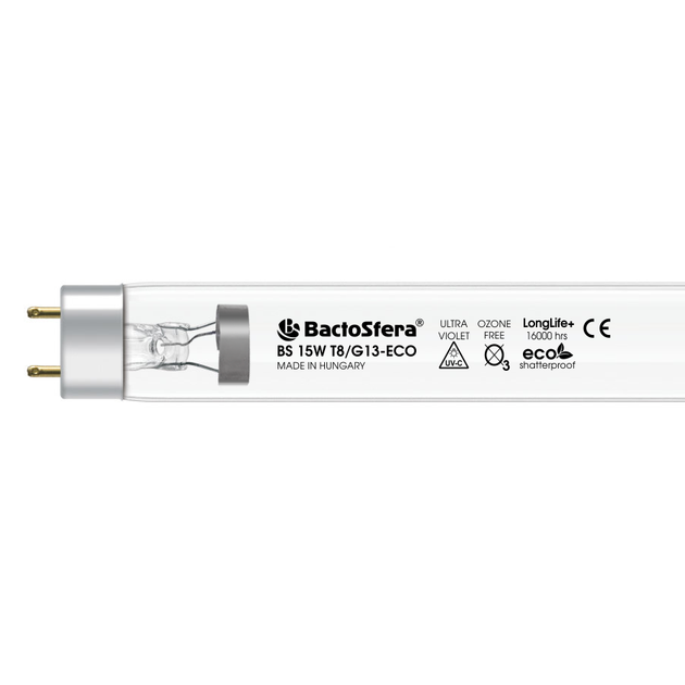 Бактерицидна лампа BactoSfera BS 15W T8/G13-ECO - зображення 1