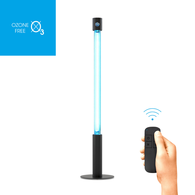 Бактерицидний опромінювач BactoSfera 360° 15 OZONEFREE RC-TIMER Black - зображення 1