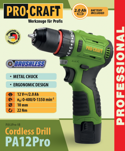 Шуруповерт Procraft PA12Pro (1 акб) - изображение 2