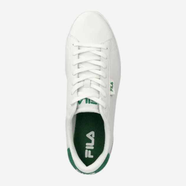 Чоловічі кеди низькі Fila Bari FFM0307-13063 41 (8US) 26 см Білий/Зелений (8720905006236) - зображення 4