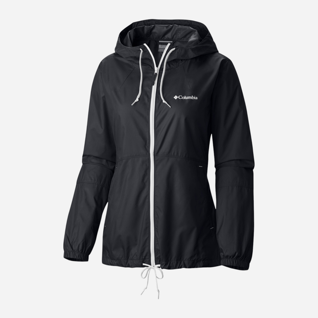 Спортивна вітровка з капюшоном жіноча Columbia Flash Forward II Windbreaker 2116531010 XS Чорна (195982367521) - зображення 7