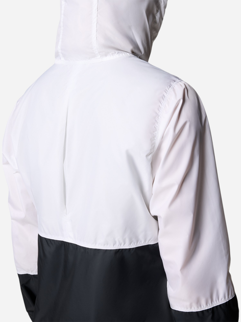 Спортивна вітровка з капюшоном жіноча Columbia Flash Forward II Windbreaker 2116531100 M Білий/Чорний (195982367576) - зображення 6