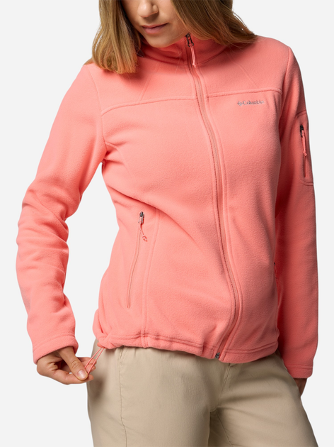 Bluza damska rozpinana streetwear z kołnierzykiem Columbia Fast Trek II Jacket 1465351685 M Brzoskwiniowa (195982089720) - obraz 4