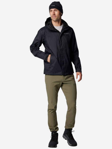 Спортивна вітровка чоловіча Columbia Watertight II Jacket 1533898012 XL Чорна (195981070415) - зображення 3