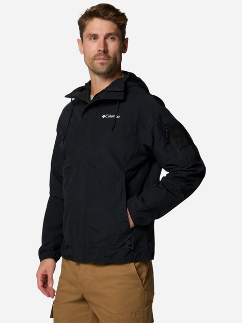 Спортивна вітровка чоловіча Columbia Challenger II Windbreaker 2071553011 M Чорна (195982330921) - зображення 1