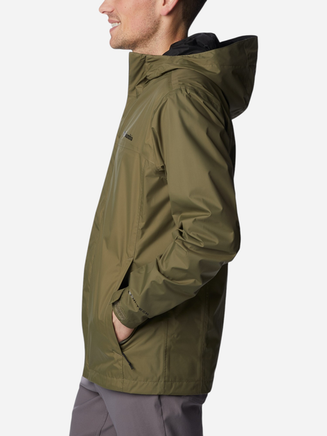 Спортивна вітровка чоловіча Columbia Watertight II Jacket 1533898399 XL Оливкова (195981070491) - зображення 3