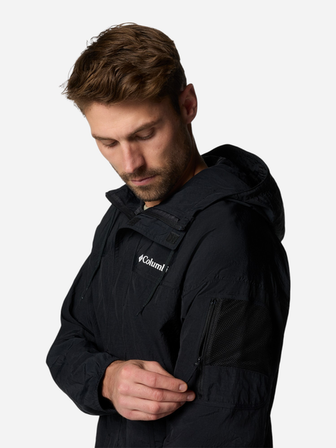 Kurtka wiatrówka męska sportowa Columbia Challenger II Windbreaker 2071553011 L Czarna (195982330907) - obraz 4