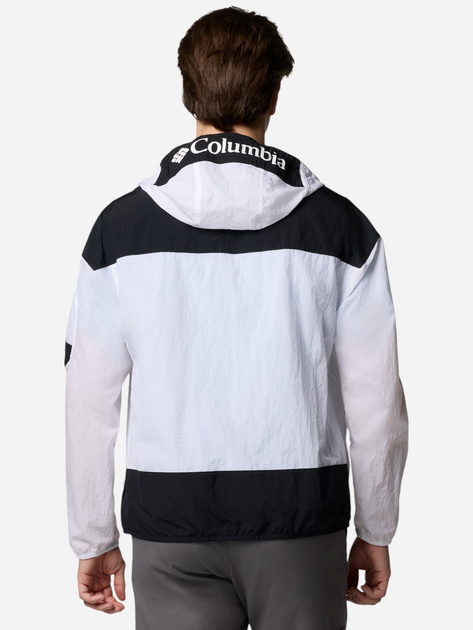 Спортивна вітровка чоловіча Columbia Challenger II Windbreaker 2071553100 M Білий/Чорний (195982333113) - зображення 2