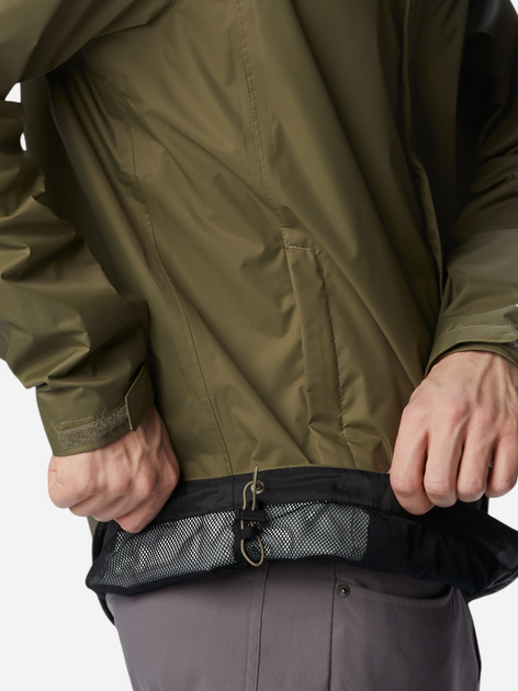 Спортивна вітровка чоловіча Columbia Watertight II Jacket 1533898399 XL Оливкова (195981070491) - зображення 7