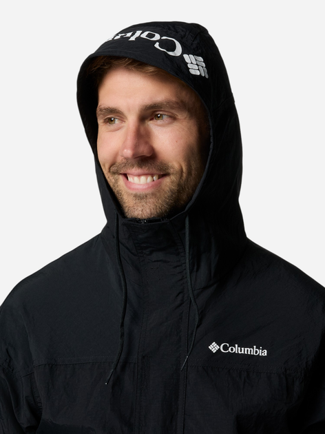 Kurtka wiatrówka męska sportowa Columbia Challenger II Windbreaker 2071553011 XL Czarna (195982330914) - obraz 5