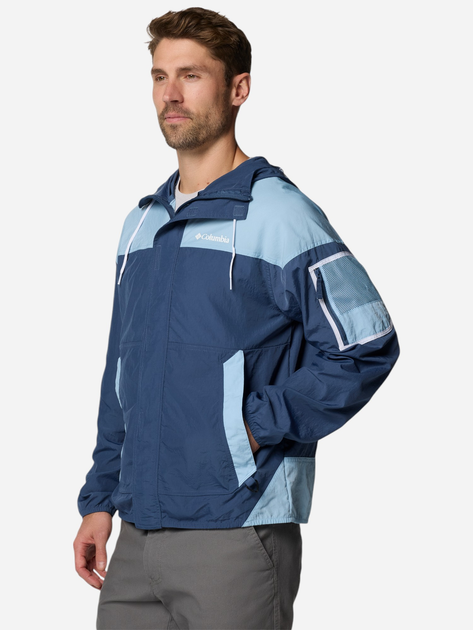 Kurtka wiatrówka męska sportowa Columbia Challenger II Windbreaker 2071553478 XL Niebieska (195982330976) - obraz 4