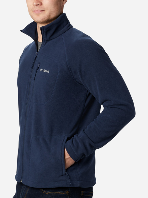 Толстовка на блискавці чоловіча Columbia Fast Trek II Full Zip Fleece 1420421468 L Темно-синя (193553188162) - зображення 3