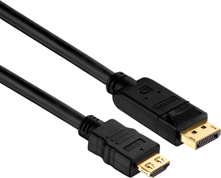 Kabel PureLink PureInstall 2K DisplayPort - HDMI 1 m Black (PI5100-010) - obraz 2