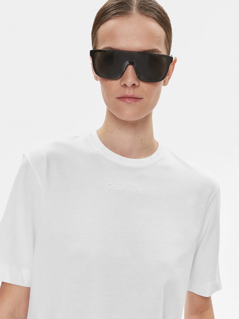 Футболка жіноча Calvin Klein 00GWS3K104-YAF XS Біла (8720108322560) - зображення 4