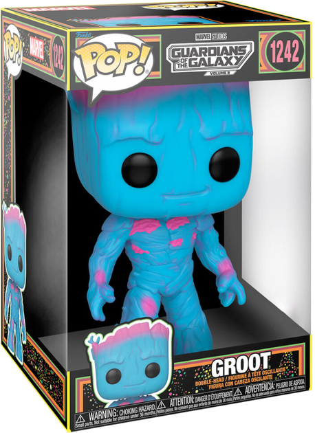 Фігурка Funko Pop! Marvel Guardians of the Galaxy 3 Groot Black Light Exclusive 25 см (889698711227) - зображення 1