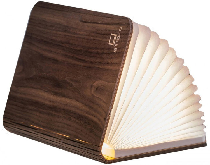 Нічник Gingko Smart Book Large Walnut (GK12W1) - зображення 1