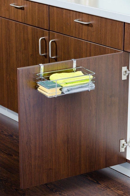 Półka kuchenna Wenko na drzwi pod zlewozmywak srebrna (4008838234501) - obraz 9