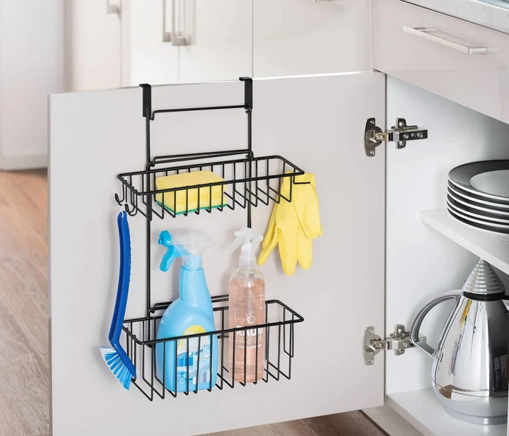 Półka kuchenna Wenko Flexi wisząca dwupoziomowa (4008838354421) - obraz 4