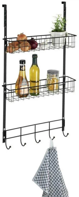 Półka kuchenna Wenko na drzwi z wieszakami (4008838315903) - obraz 8