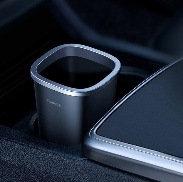 Автомобильный мусорный бак Baseus Dust-free Trash Can Black (CRLJT-A01) - изображение 6