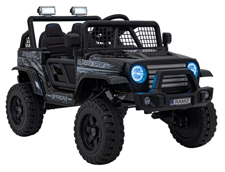 Електромобіль Ramiz Off Road 4 x 4 Sport 2-місний чорний (5903864943818) - зображення 1