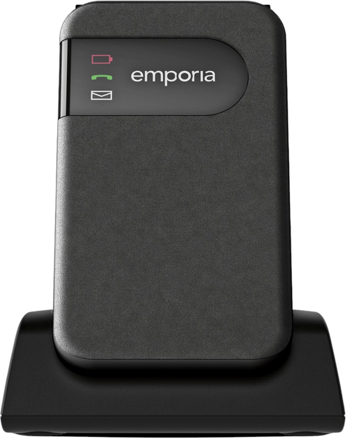 Telefon komórkowy Emporia SIMPLICITYglam Black (V227_001_B) - obraz 1