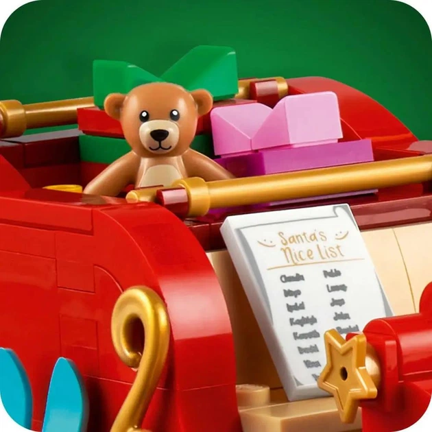 Конструктор LEGO Сани Санта Клауса 343 детали (40499) – игрушки с