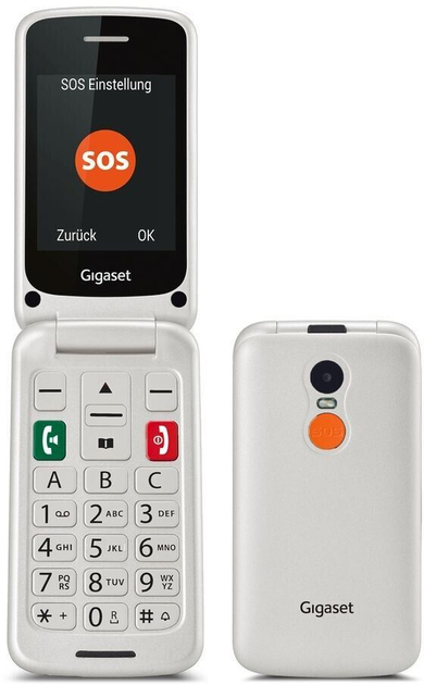 Telefon komórkowy Gigaset GL590 Pearl White (S30853-H1178-R103) - obraz 2