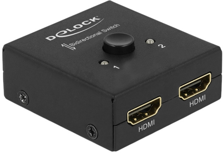 Przełącznik wideo Delock HDMI Switch 2-1 4K60Hz (64072) - obraz 1