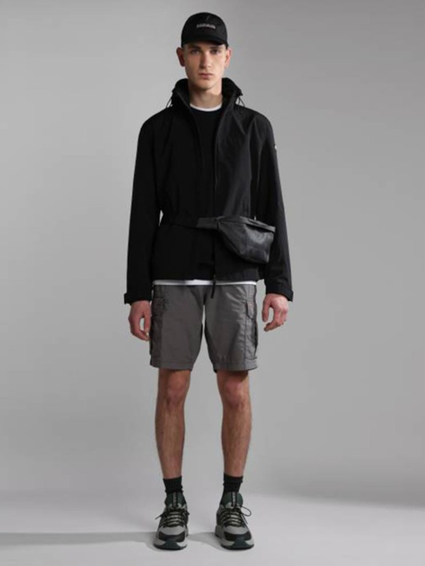 Bluza bez kaptura męska Napapijri Balis Crew Sum 2 NP0A4H890411 XL Czarna (196011759010) - obraz 3
