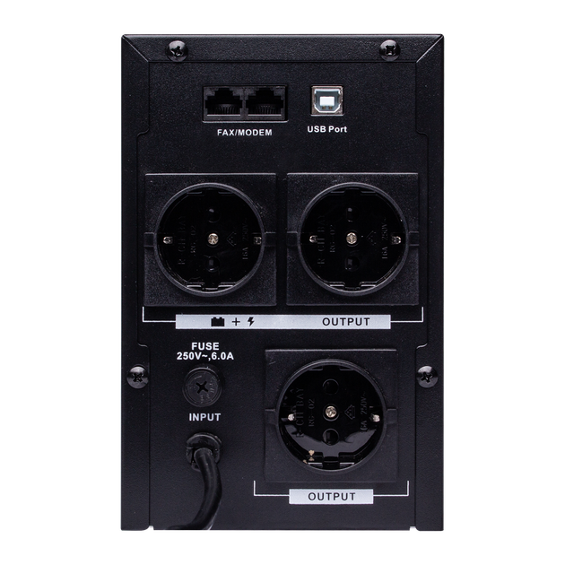 ДБЖ LogicPower LPM-U1250VA (875Вт) лінійно-інтерактивний - зображення 3