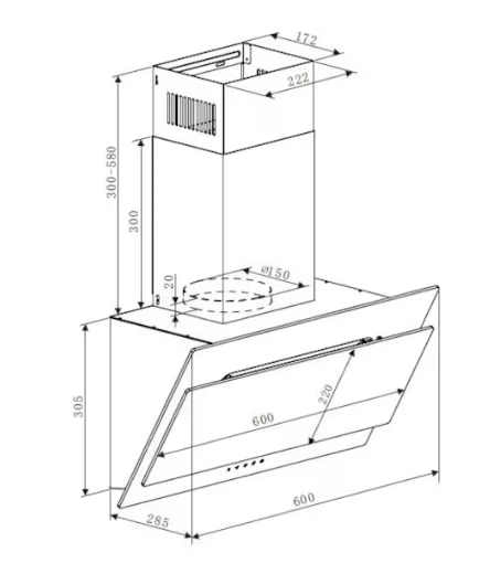Вытяжка HEINNER DCH-350RGWH - изображение 2