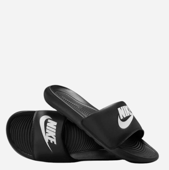 Klapki basenowe męskie Nike Victori One CN9675-002 41 25.8 cm Czarne (194497882079) - obraz 2