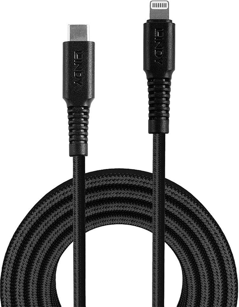 Kabel Lindy USB typu C do Lightning 50 cm (4002888312851) - obraz 1