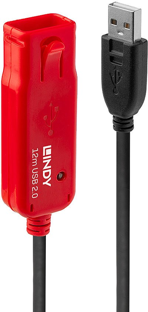 Kabel Lindy USB-A Active Extension 12 m (4002888427821) - obraz 1