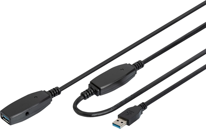 Kabel Digitus USB Type A do USB Type A 10 m (4016032457480) - obraz 1