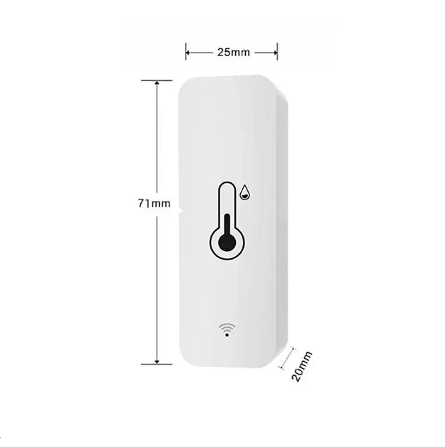 Умный Датчик температуры и влажности BTH01 | SmartHome, Bluetooth | For SmartLife APP (iOS, Android) | White - изображение 3