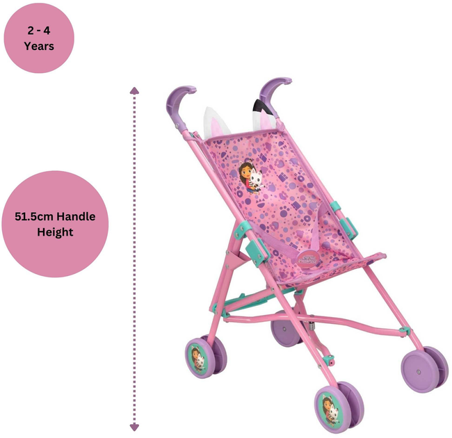 Wózek Hti Cat House Gabi (5050842413310) - obraz 4