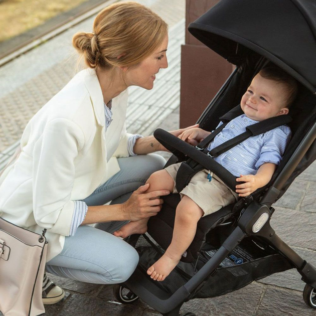 Коляска для прогулок и путешествий Chicco WE Stroller, черная - изображение 5