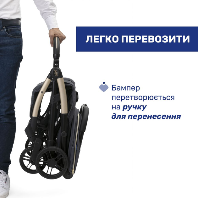 Коляска прогулочная Chicco Goody XPlus Stroller, темно-серая - изображение 3