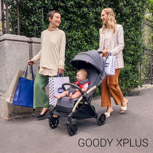 Коляска прогулочная Chicco Goody XPlus Stroller, темно-серая - изображение 10