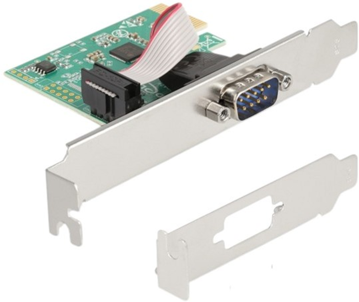 Karta rozszerzeń Delock PCI Express - 1 x Serial RS-232 (4043619899487) - obraz 1