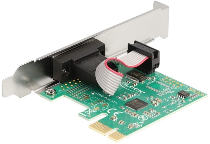 Karta rozszerzeń Delock PCI Express - 1 x Serial RS-232 (4043619899487) - obraz 2