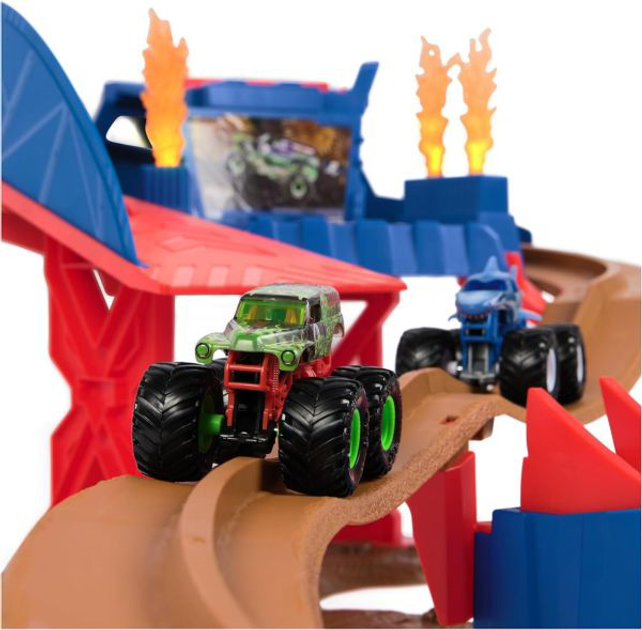 Zestaw zabawek Spin Master Monster Jam Booster Playset 1:64 (681147034846) - obraz 4