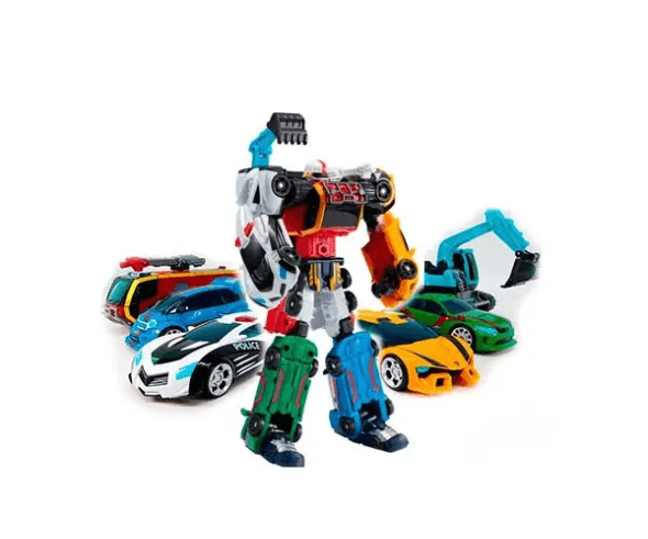Трансформер ToyCloud 24 см Tobot Magma 6в1 машинки 535 - Фото 6 Трансформер ToyCloud 24 см Tobot Magma 6в1 машинки 535 - зображення 6
