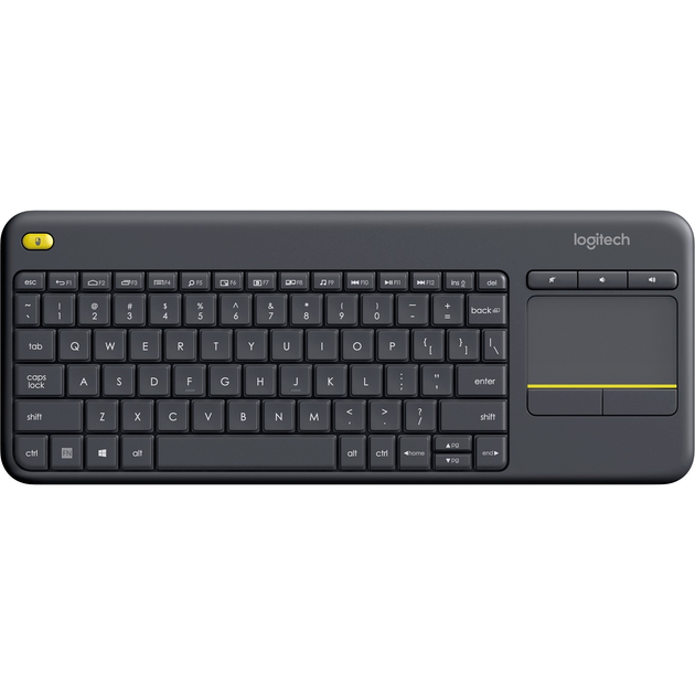 Клавиатура беспроводная Logitech K400 Plus черный (435841) - изображение 1
