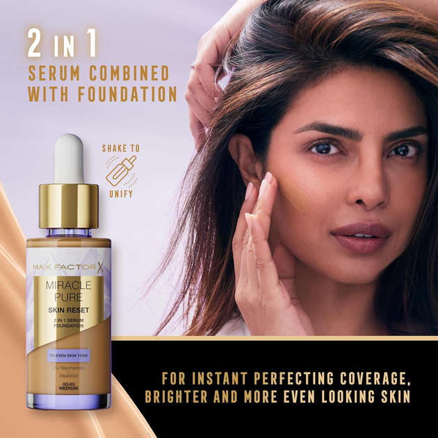 Podkład do twarzy Max Factor Miracle Pure Skin Reset 40-60 Light 30 ml (3616305711700) - obraz 5