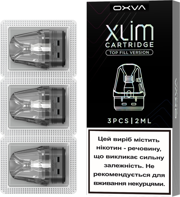 Картридж OXVA XLIM Top Fill Cartridge 0.4 Ом 2 мл 3 шт. (6941770060648) - зображення 1