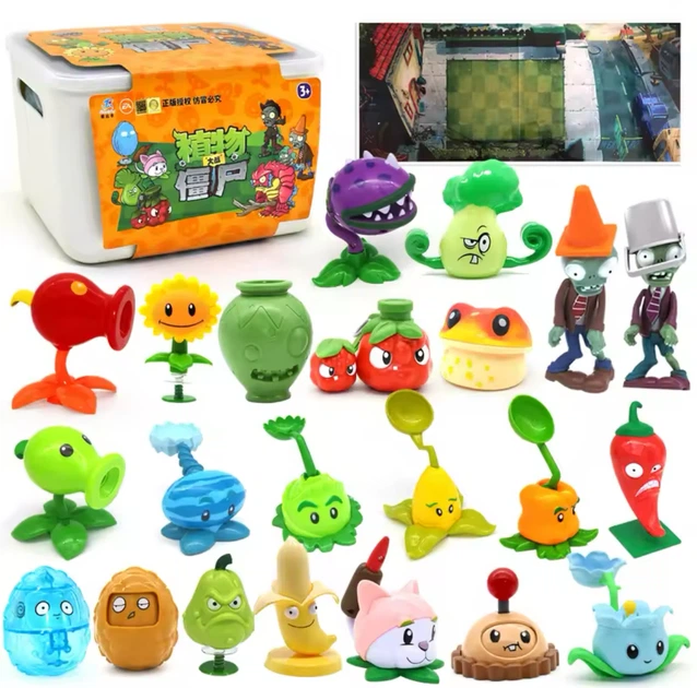 Комплект игрушек героев из игры Plants vs Zombies Растения против